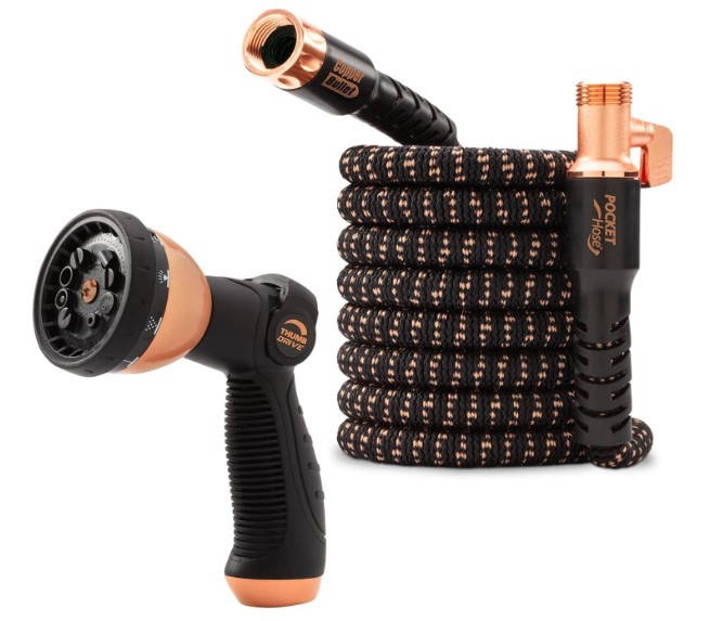 Best expandable garden hose - Pocket Hose Copper Bullet Expandable Garden Hose