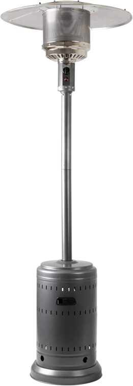 Amazon Basics 46,000 BTU outdoor propane patio heater with wheels